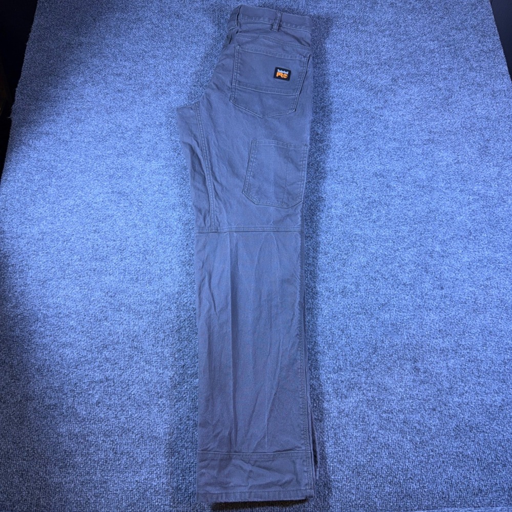 Timberland PRO Work Pants Mens 34x34 Gray Double Knee Utility Trousers